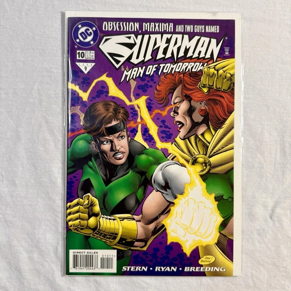 Superman the Man of Tomorrow #10 DC Comics 1998 Bagged‎ And Boarded